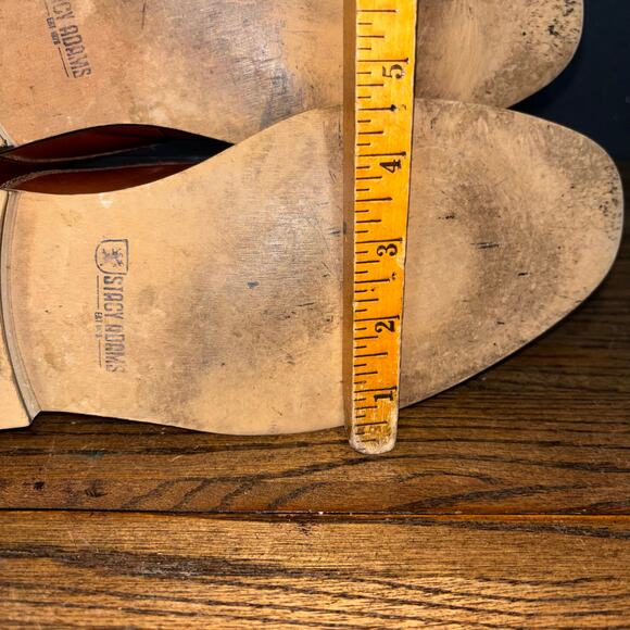 Stacy Adams Cap Toe Monk Strap Dress Shoes Cognac Brown Leather 11.5M main image 9